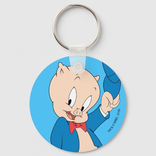 Porky Pig | Wave Hat Schlüsselanhänger (Vorderseite)
