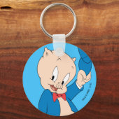 Porky Pig | Wave Hat Schlüsselanhänger (Vorderseite)