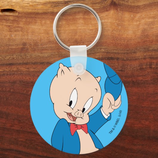 Porky Pig | Wave Hat Schlüsselanhänger (Vorderseite)