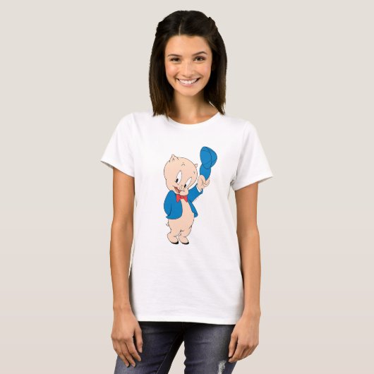 Porky Pig | Wave Hat T-Shirt (Vorne ganz)