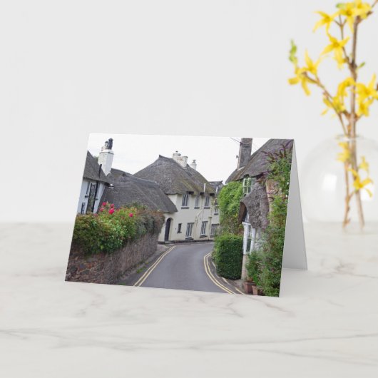 Porlock, Somerset Karte (Gelbe Blume)