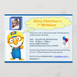 Pororo Birthday Karte