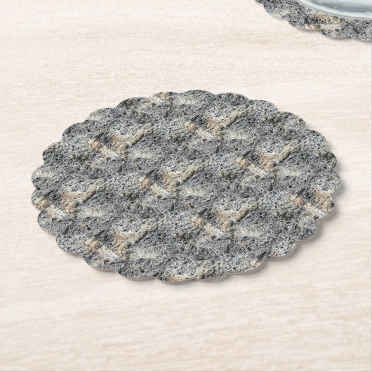 Porous Stone | Gefülltes Muster | Untersetzer (angewinkelt)