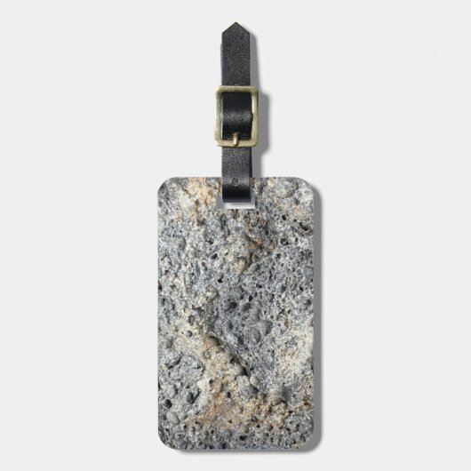 Porous Stone | Gepäckmarke Gepäckanhänger (Vorderseite vertikal)