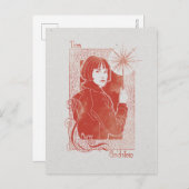 PORPENTINA GOLDSTEIN™ Illustration Postkarte (Vorne/Hinten)