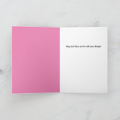 'Porphus' geklappte Segen-Grußkarte Karte (Innenseite)