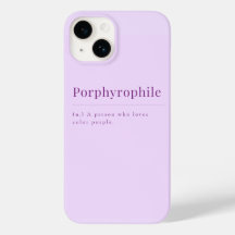 Porphyrophile: Lavendel iPhone Case