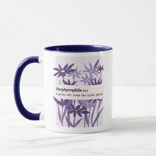 PORPHYROPHILE LILA BLUME TASSE