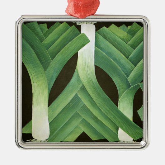Porrees 2014 silbernes ornament (Vorne)