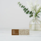 Porridge Mini Visitenkarte (Stehend Vorderseite)