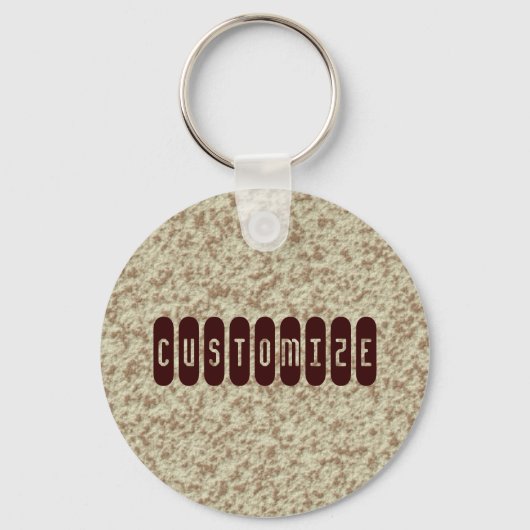 Porridge - Vorlage Schlüsselanhänger (Vorderseite)