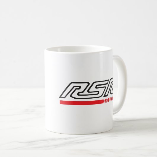 Porsche 1973 Carrera RSR 3,0-Liter-Tasse Kaffeetasse (VorderseiteRechts)