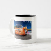 Porsche 906 0range zweifarbige tasse (Vorderseite Links)