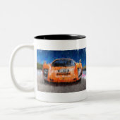 Porsche 906 0range zweifarbige tasse (Links)