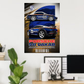 PORSCHE 911 DAKAR POSTER (Heimbüro)