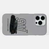 Porsche 911 GT3 Phone Case - Sleek Gray Design iPhone Hülle (Rückseite (Horizontal))