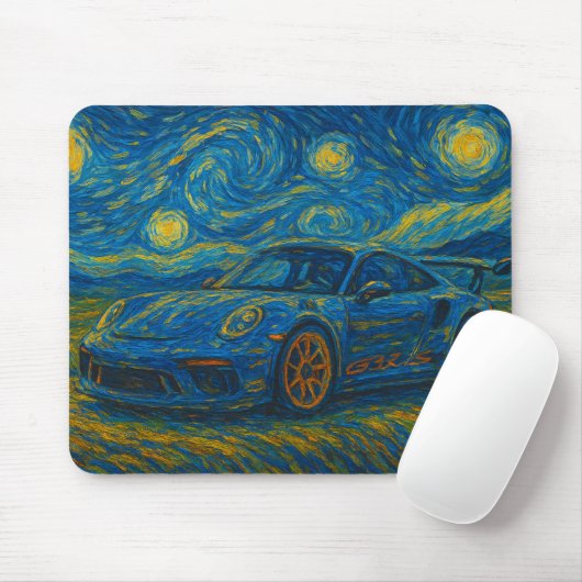 Porsche 911 GT3 RS Mousepad (Mit Mouse)