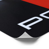 Porsche 911 GT3 RS - Präzision in Bewegung" 🚗 Poster (Ecke)