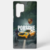 Porsche 911 Matte Black Sport Phone Case Samsung Galaxy Hülle (Rückseite)