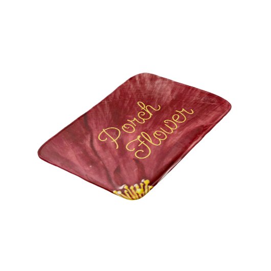 Porsche Blume / Original / Badematte (Schrägansicht)