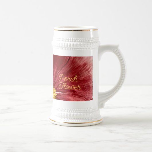 Porsche Blume / Original / Bierglas (Rechts)