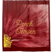 Porsche Blume / Original / Duschvorhang (Vorderseite)