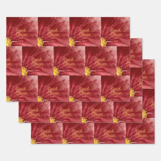 Porsche Blume / Original / Geschenkpapier Set (Set)