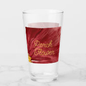 Porsche Blume / Original / Glas (Rückseite)