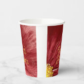 Porsche Blume / Original / Pappbecher (Links)