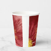 Porsche Blume / Original / Pappbecher (Rechts)