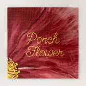 Porsche Blume / Original / Puzzle (Vertikal)