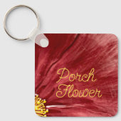 Porsche Blume / Original / Schlüsselanhänger (Vorderseite)