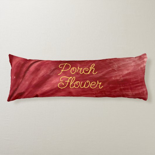 Porsche Blume / Original / Seitenschläferkissen (Vorderseite)