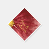 Porsche Blume / Original / Serviette (Ecke)