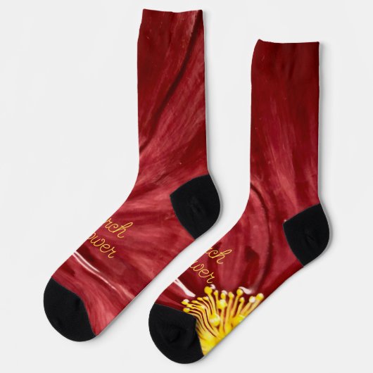 Porsche Blume / Original / Socken (Linkes Detail)