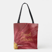 Porsche Blume / Original / Tasche (Rückseite)
