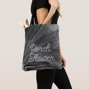Porsche Blume / Schwarz und Weiß / Tasche