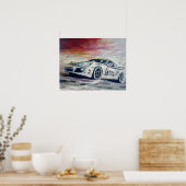 Porsche, Kunstposter Poster (Küche)