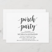 Porsche, Party, Party Einladungen (Vorne/Hinten)