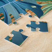 Porsche Party Tropisches Muster Puzzle (Seite)