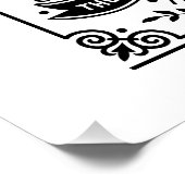 Porsche-Regeln Poster (Ecke)