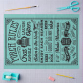 Porsche-Regeln Seidenpapier (Basteln)