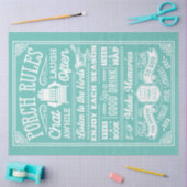 Porsche-Regeln Seidenpapier (Basteln)