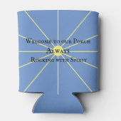 Porsche Spirit Variation | Blau | Can Cooler Dosenkühler (Rückseite)