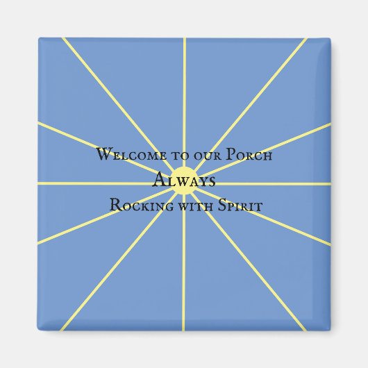 Porsche Spirit Variation | Blau | Magnet (Vorne)