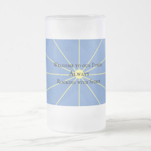 Porsche Spirit Variation Blau Mattglas Bierglas