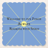 Porsche Spirit Variation | Blau | Untersetzer Papi (Vorderseite)