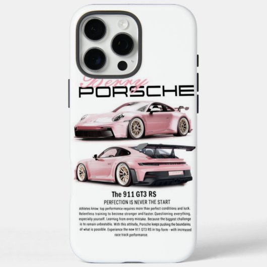 Porshe Rennsport Fall Case-Mate iPhone Hülle (Rückseite)