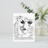 Port-a-Potty nach einem Rockkonzert Postkarte (Stehend Vorderseite)