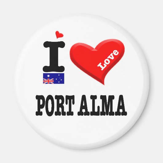 PORT ALMA - I Liebe Magnet (Vorne)